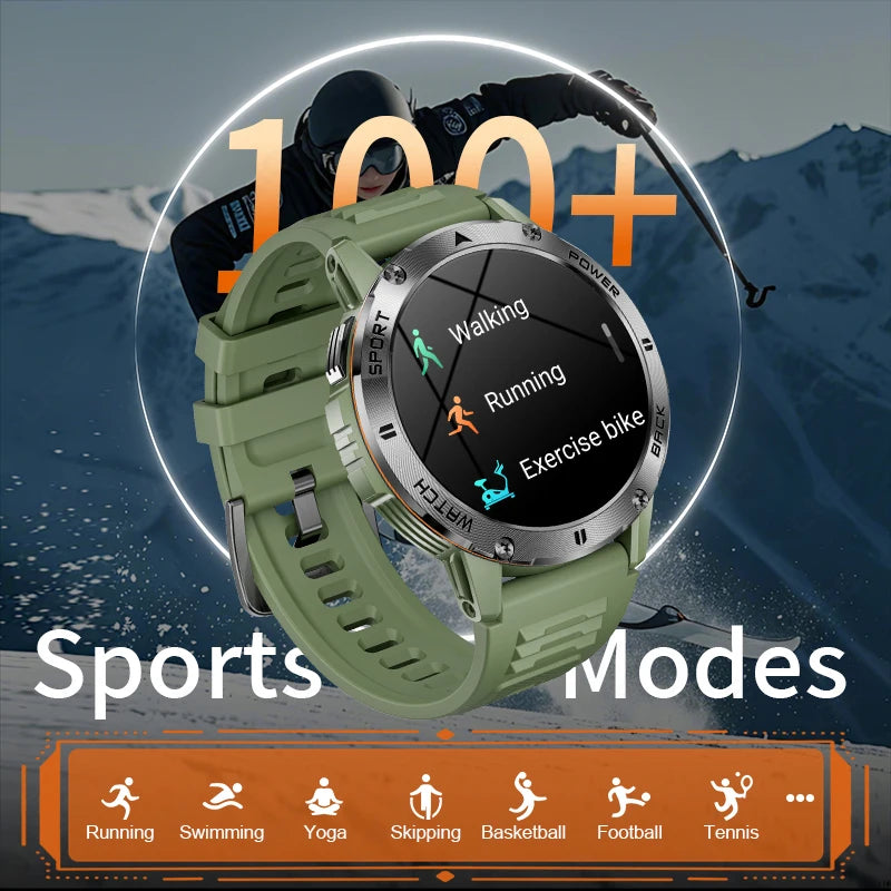 2025 nuevo para Xiaomi Smartwatch pantalla AMOLED brújula IP68 impermeable BT llamada Monitor de salud linterna reloj deportivo al aire libre LIGE